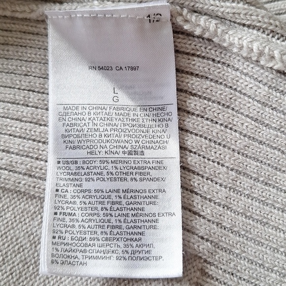 Banana Republic Suede Moto Sweater Jacket - Picture 10 of 16